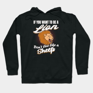 Lion Strength Motivation Hoodie